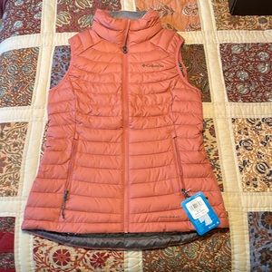 Columbia Omni-Heat White Out Vest Women’s Small NWT